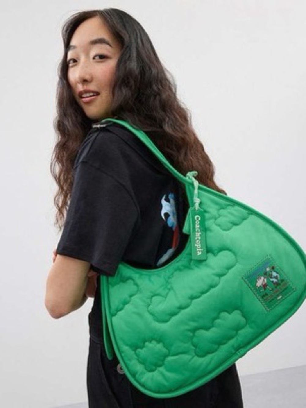 Coach / Coachtopia Loop Ergo Bag With Cloud Quilting - Green - Picture 2 of 3